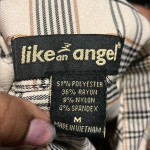 Plaid - vintage- jacket size medium never worn